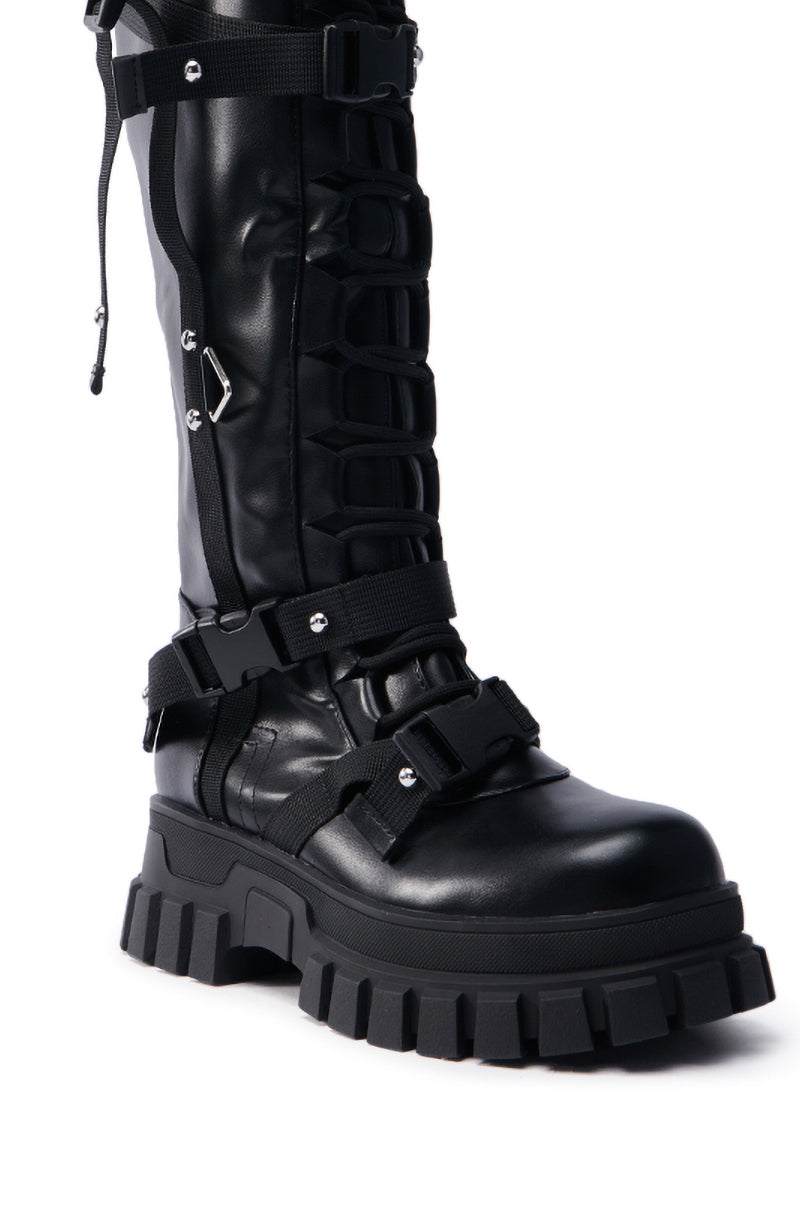 AZALEA WANG MYRON BLACK BOOT