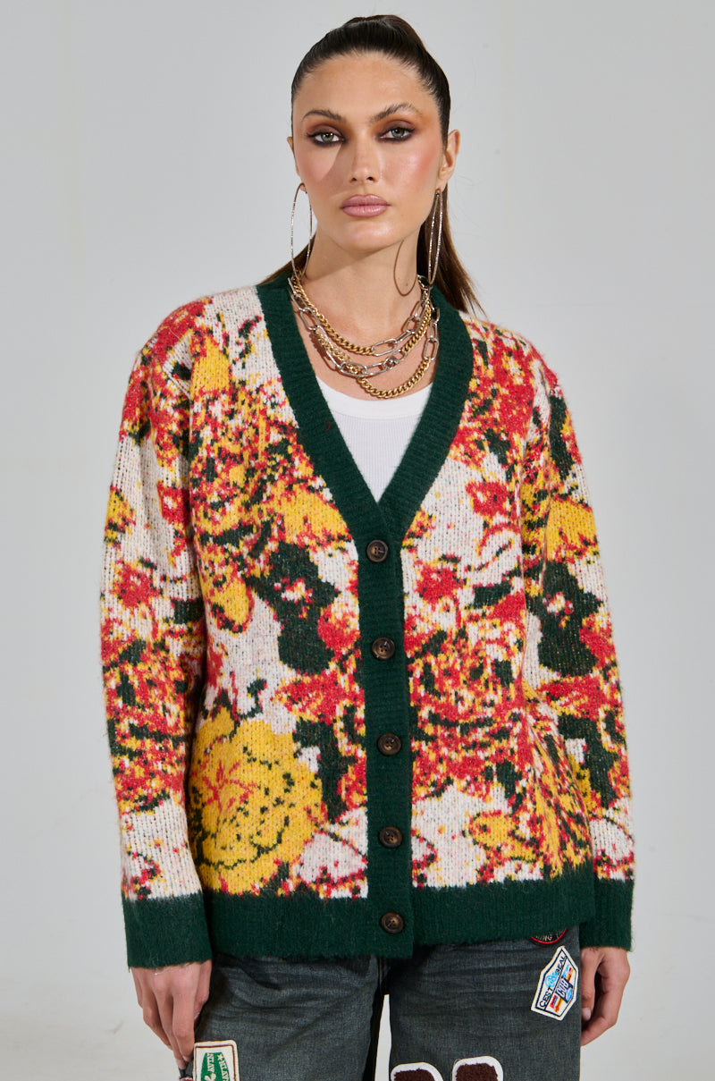 FLOWER MADNESS CARDIGAN