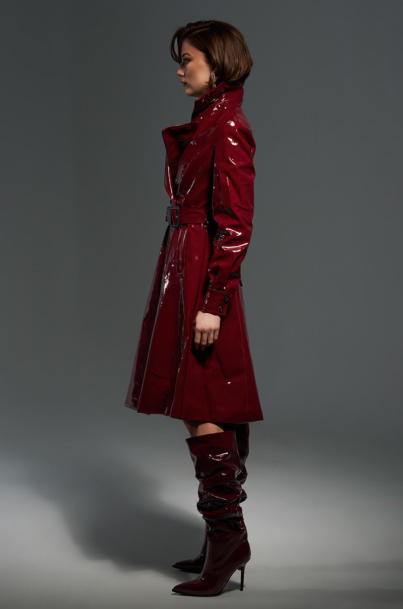 MITICA PATENT TRENCH COAT