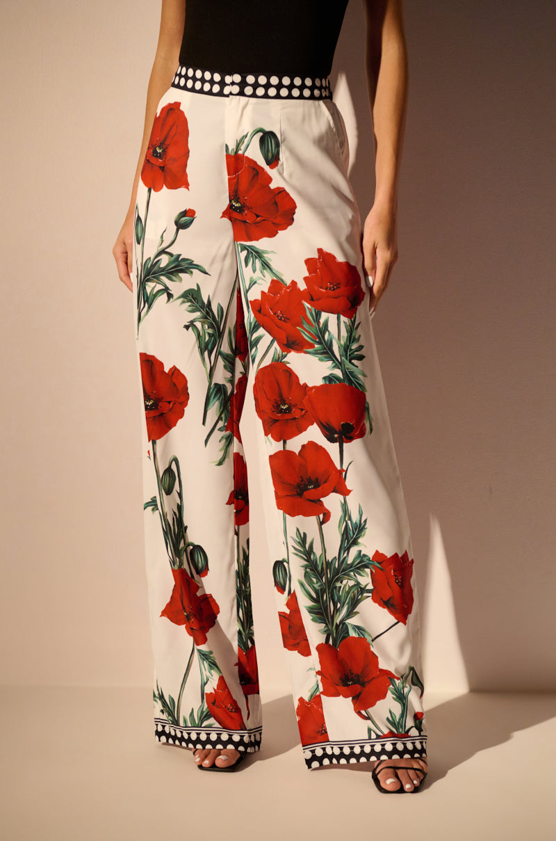 BELLADONNA PRINT PALAZZO PANTS