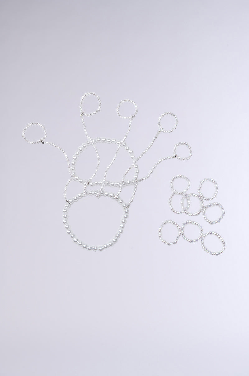STACK ME PEARL RING BRACELET