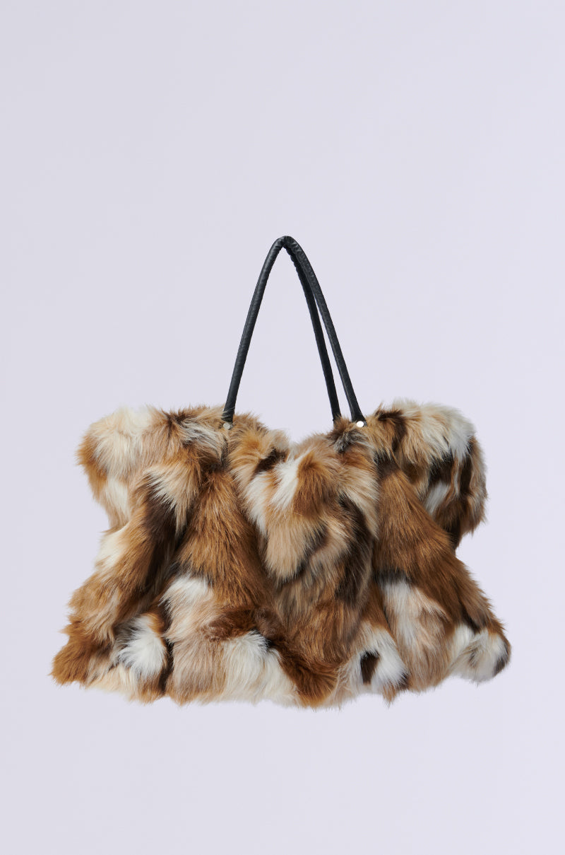 UPSETTER FAUX FUR TOTE