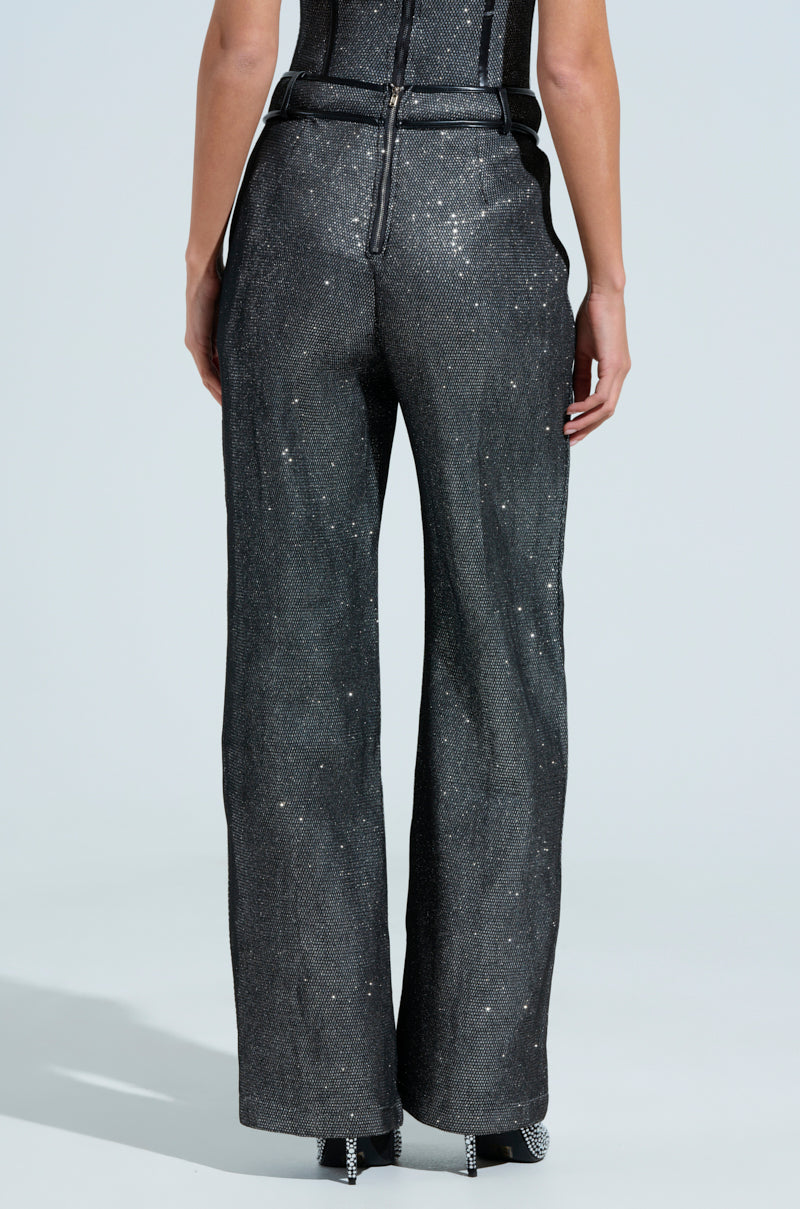 ALIA SPARKLE MESH PANT