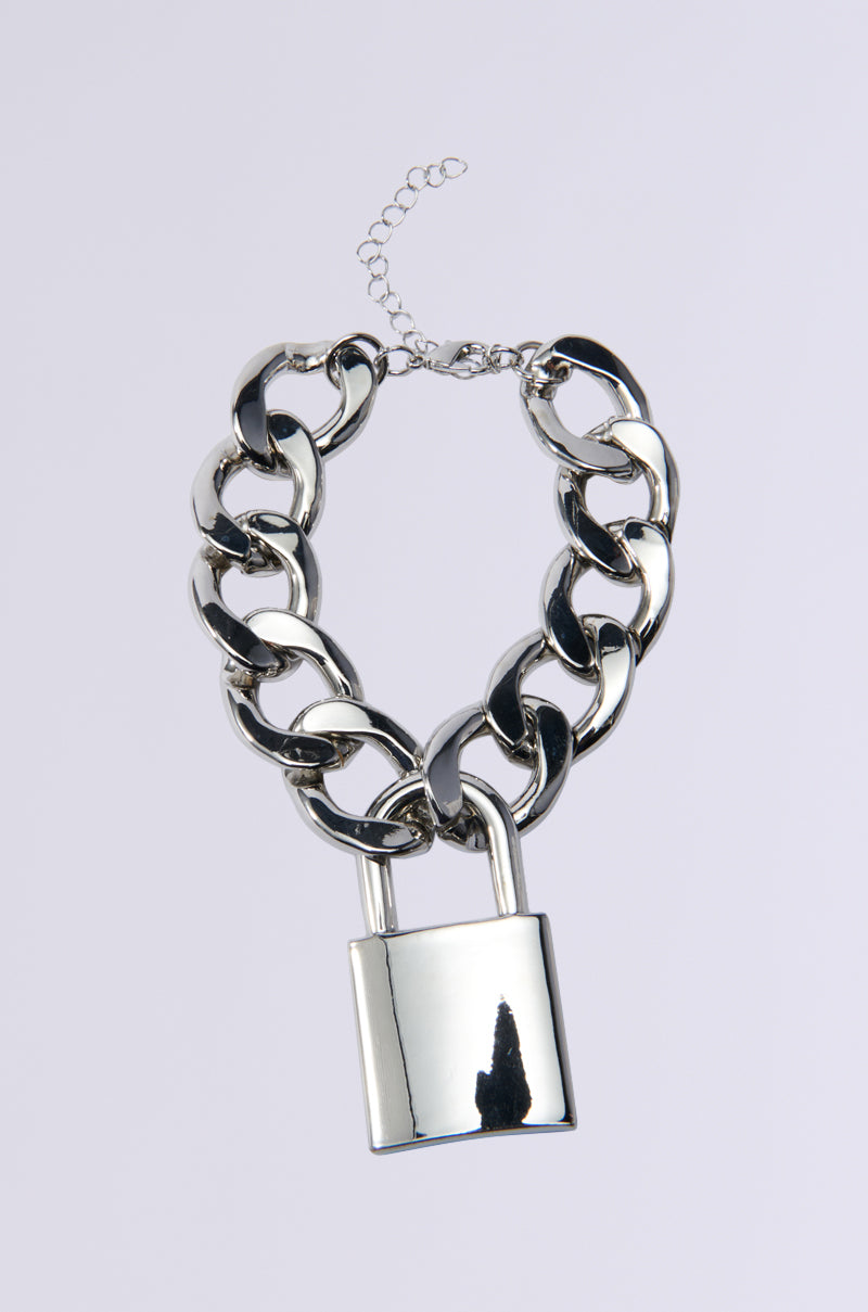 LOVE LOCKDOWN SILVER BRACELET