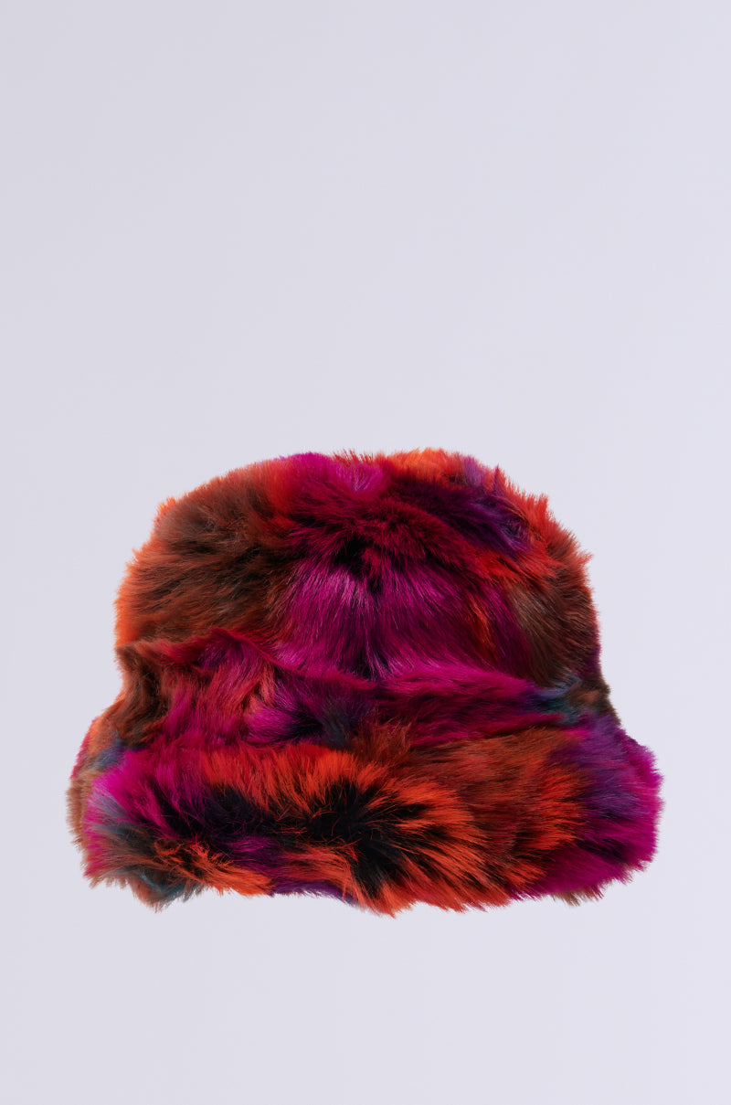 UPSETTER FAUX FUR BUCKET HAT