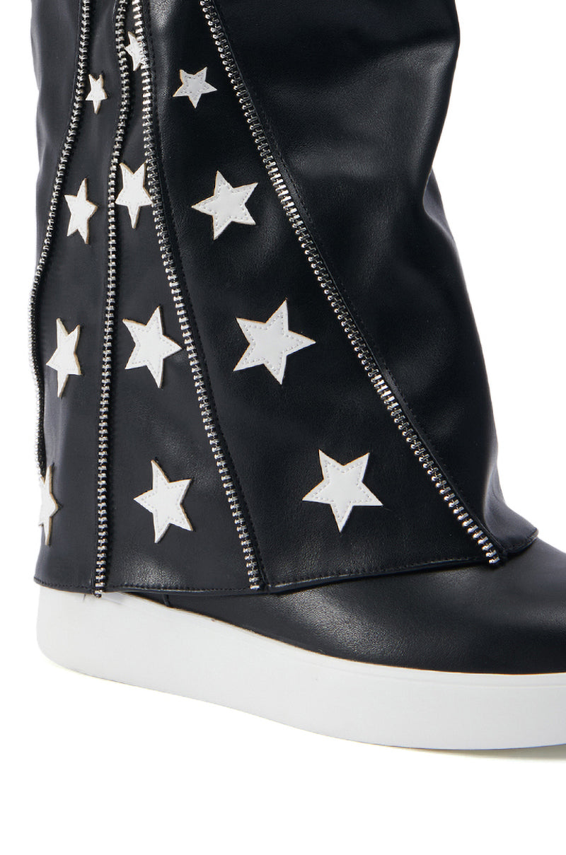 AZALEA WANG ALLSTARGAME BLACK BOOTIE