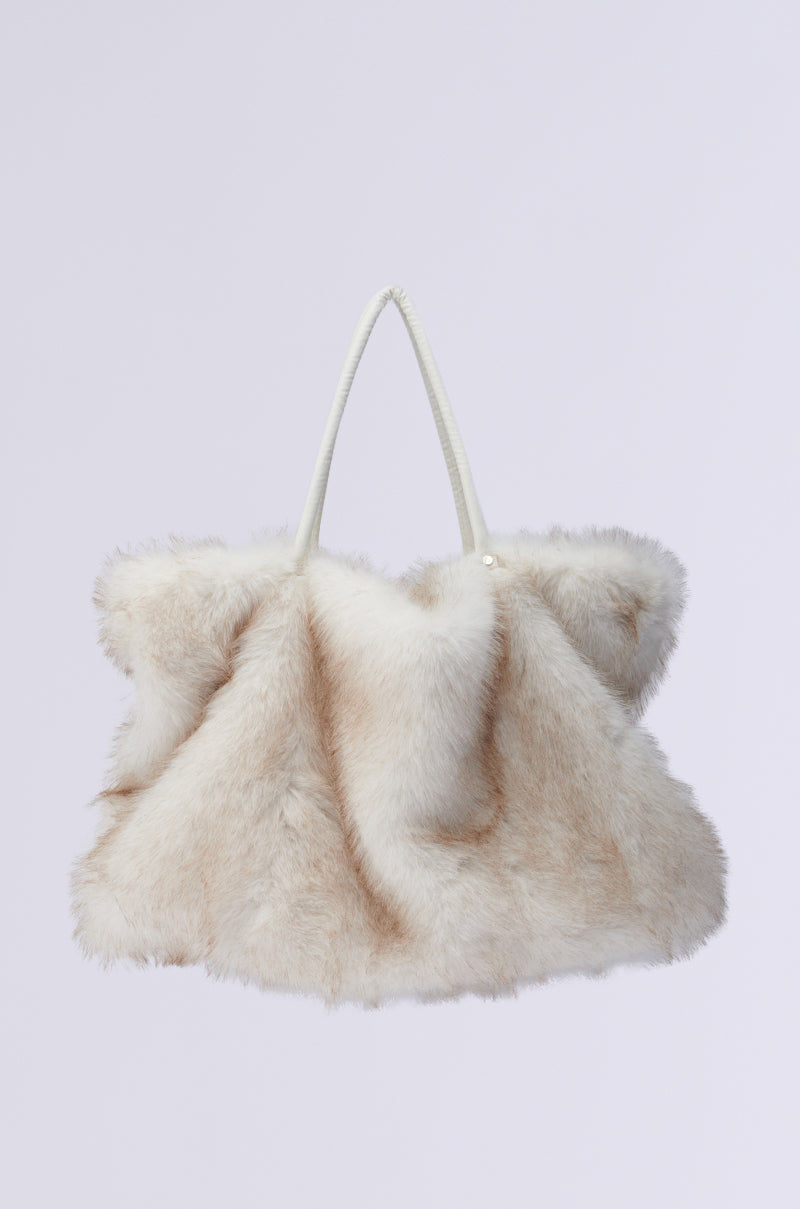 TOASTIE FAUX FUR TOTE