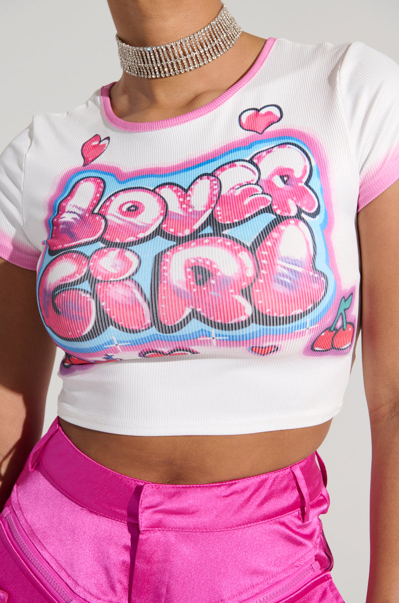 LOVER GIRL BABY TEE