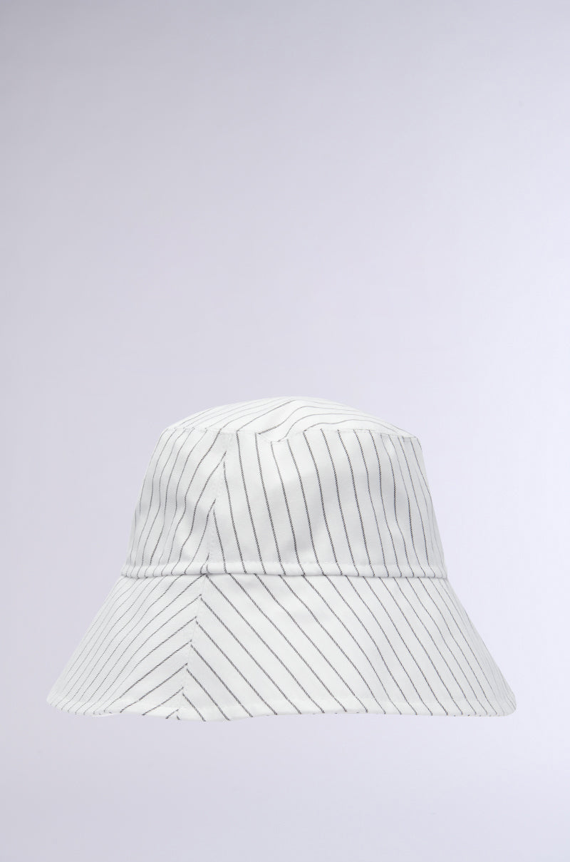 DELILA PINSTRIPE BUCKET HAT