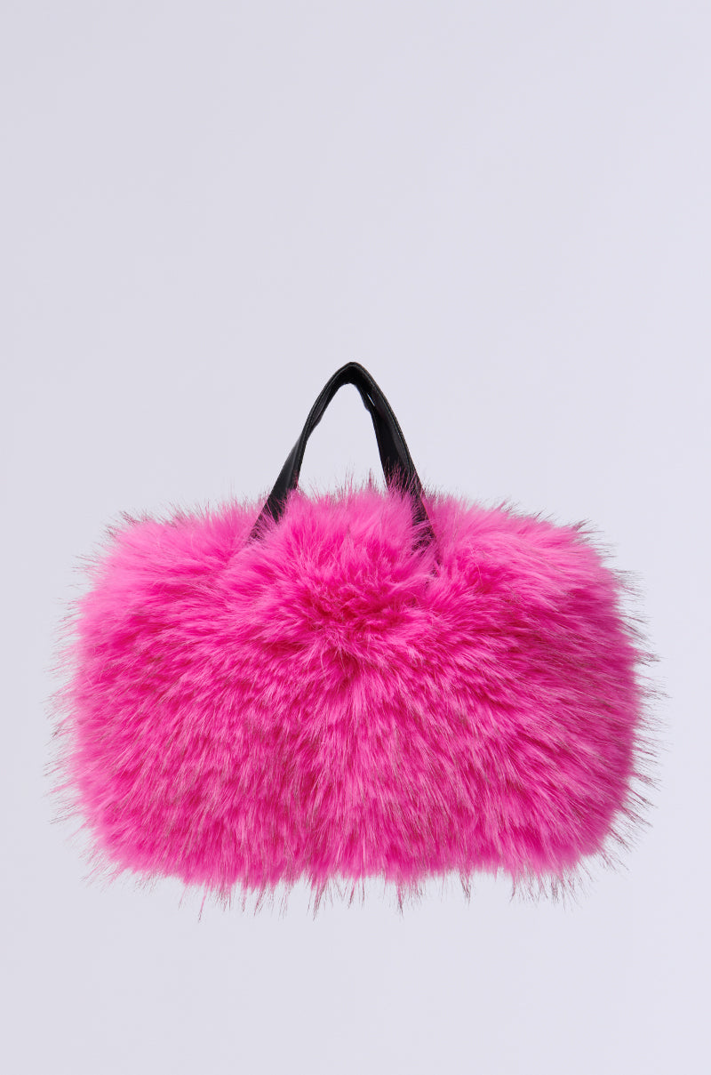 SABRINA FAUX FUR BAG