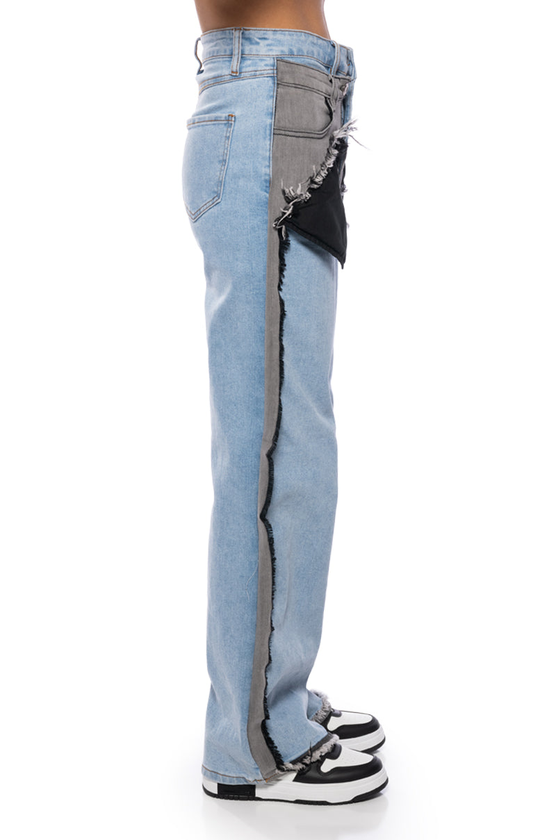 FIGURE IT OUT MULTI DENIM PANT