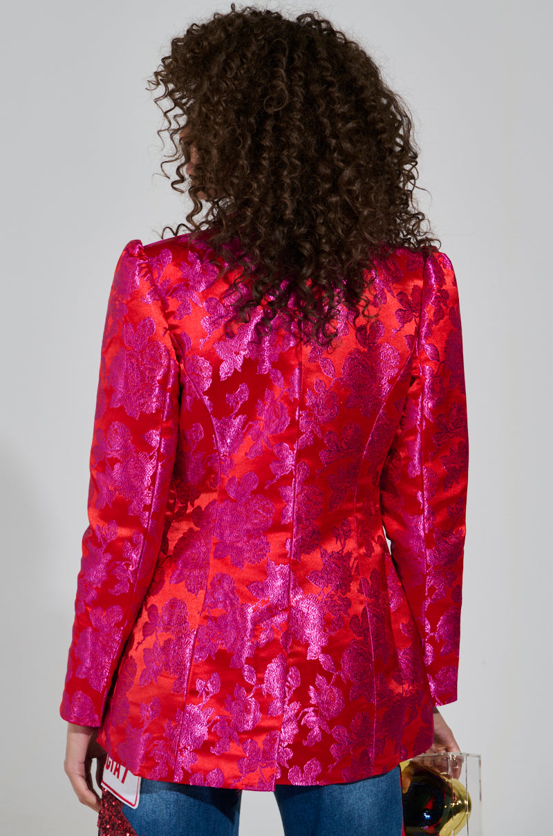 BLOOMING BROCADE BLAZER