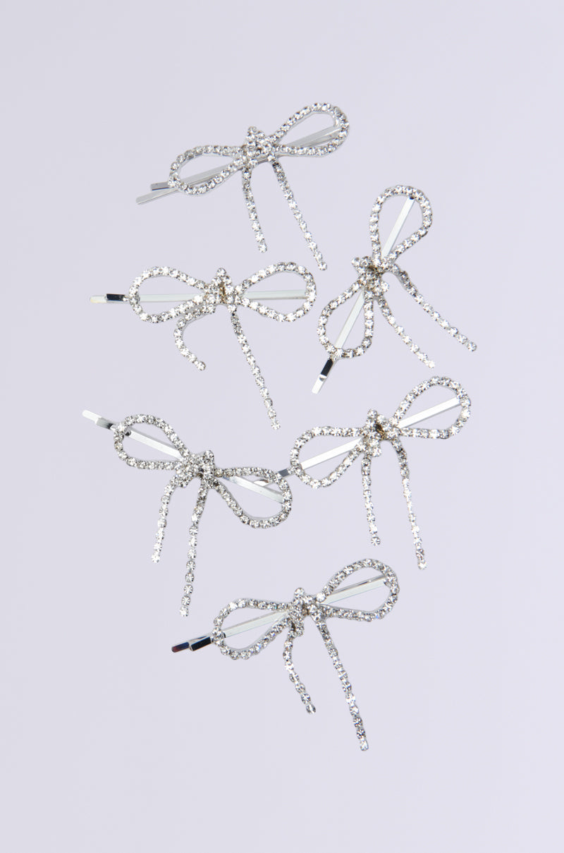 COQUETTE DREAMIN RHINESTONE CLIPS