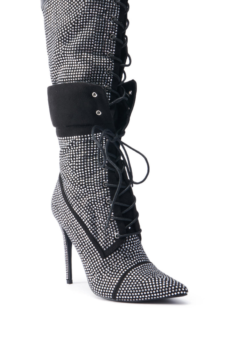 CHARLOTT BLACK STILETTO BOOT