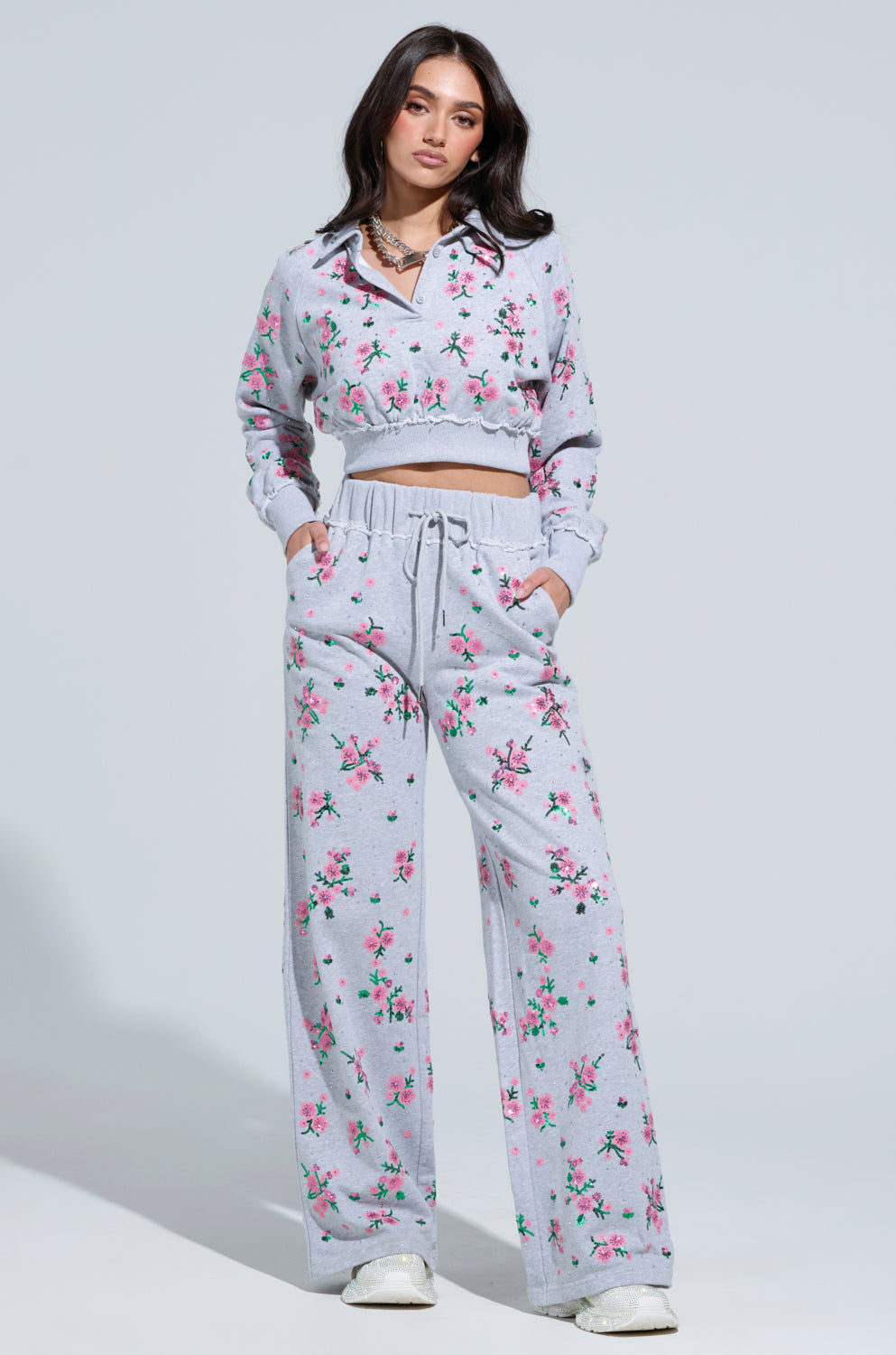 GARDEN PARTY RHINESTONE JOGGER