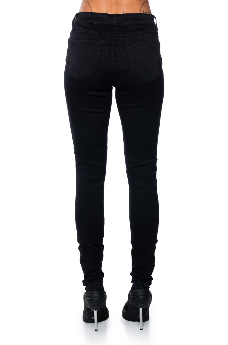 FLEX FIT EXTREME STRETCH HIGH WAISTED SKINNY JEANS