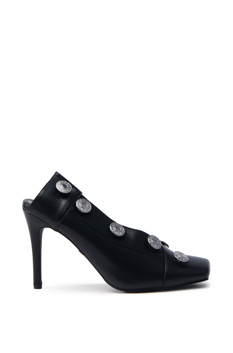 AZALEA WANG EBRIMA BLACK STILETTO  PUMP