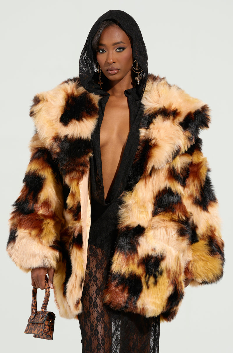 ARI OVERSIZED FUR COAT