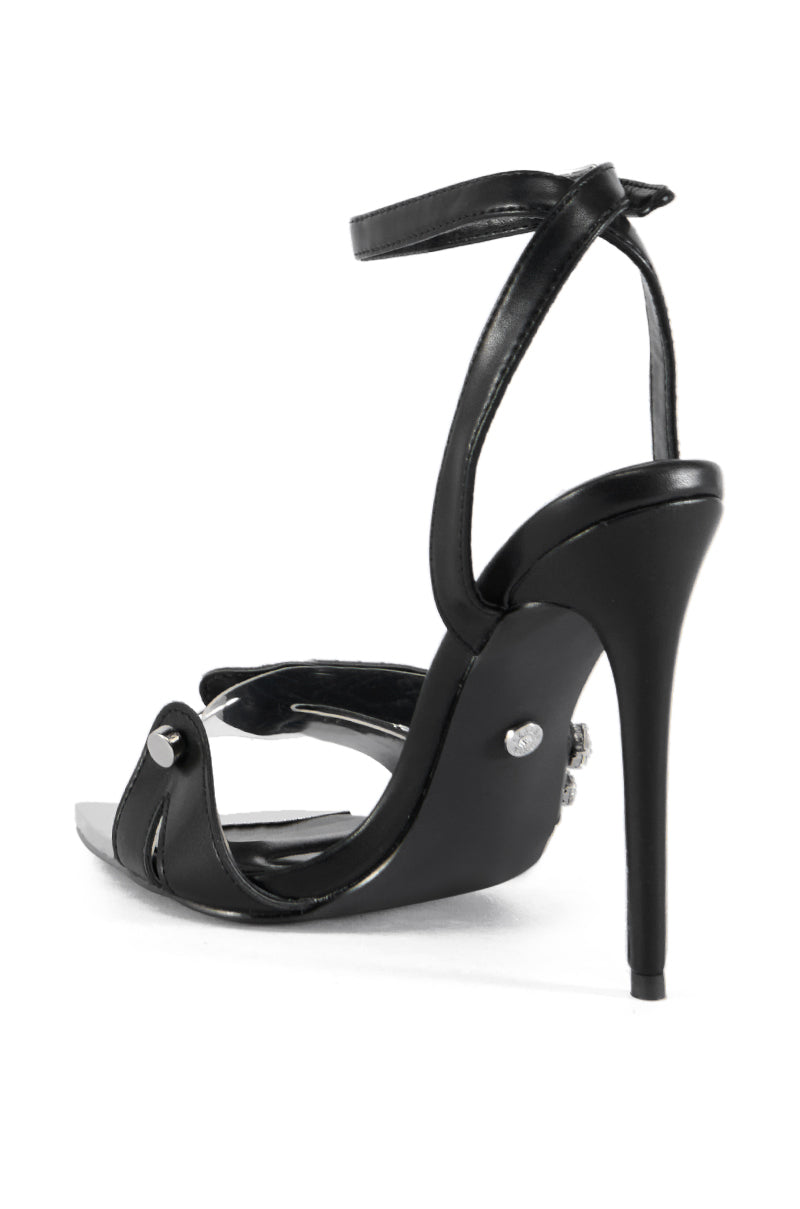 AZALEA WANG LIGHTYEAR BLACK SANDAL