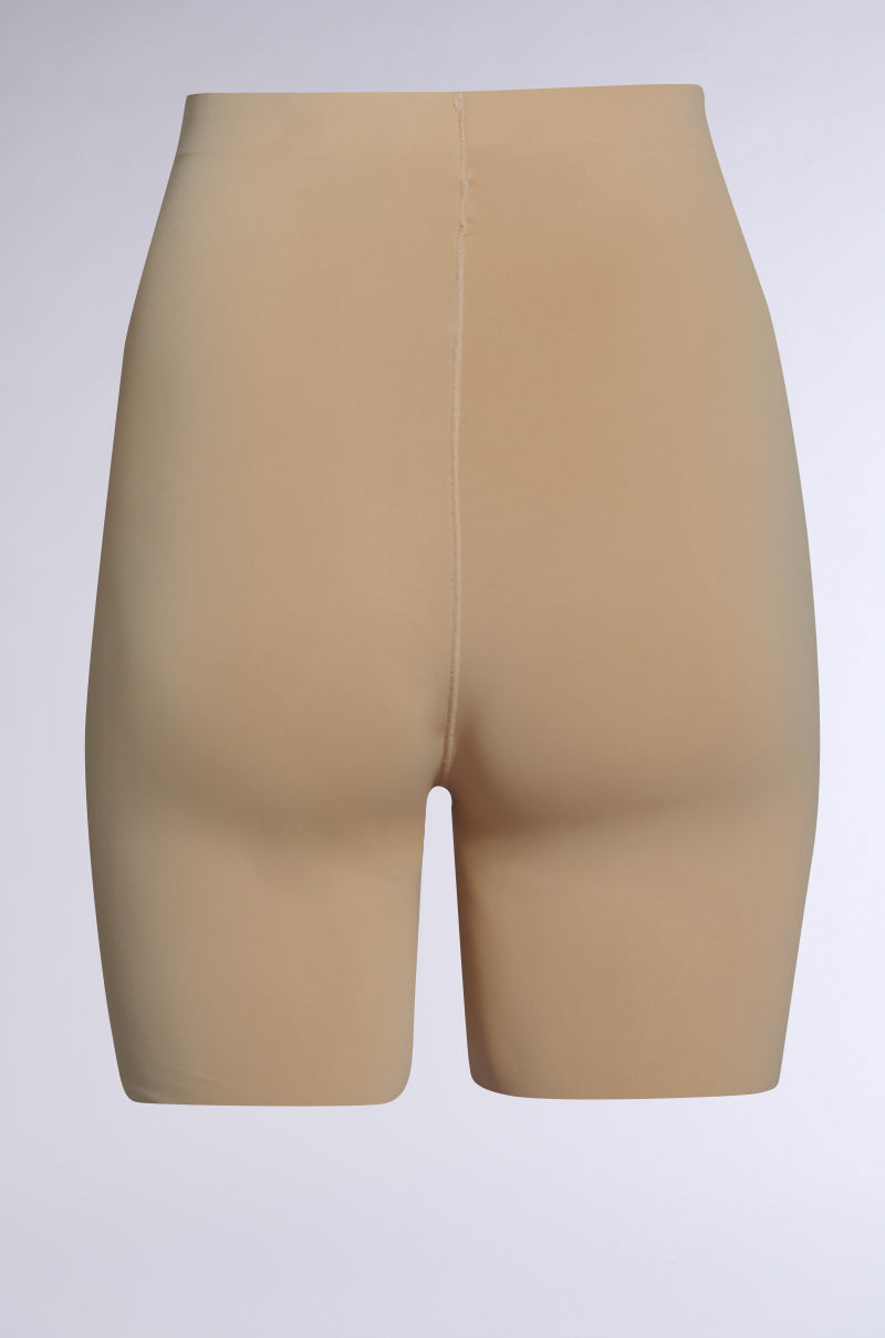 TITSY TUMMY TUCK SHORTS IN TAN