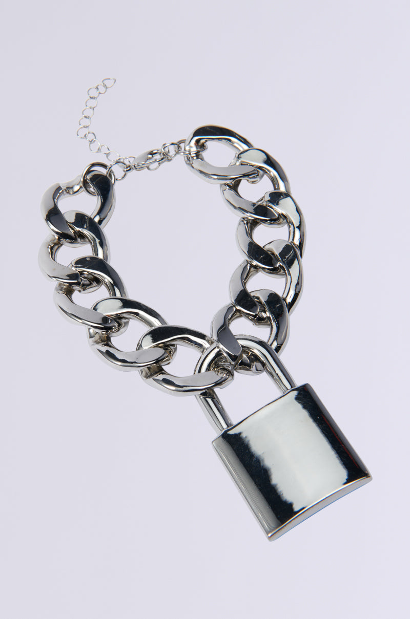 LOVE LOCKDOWN SILVER BRACELET