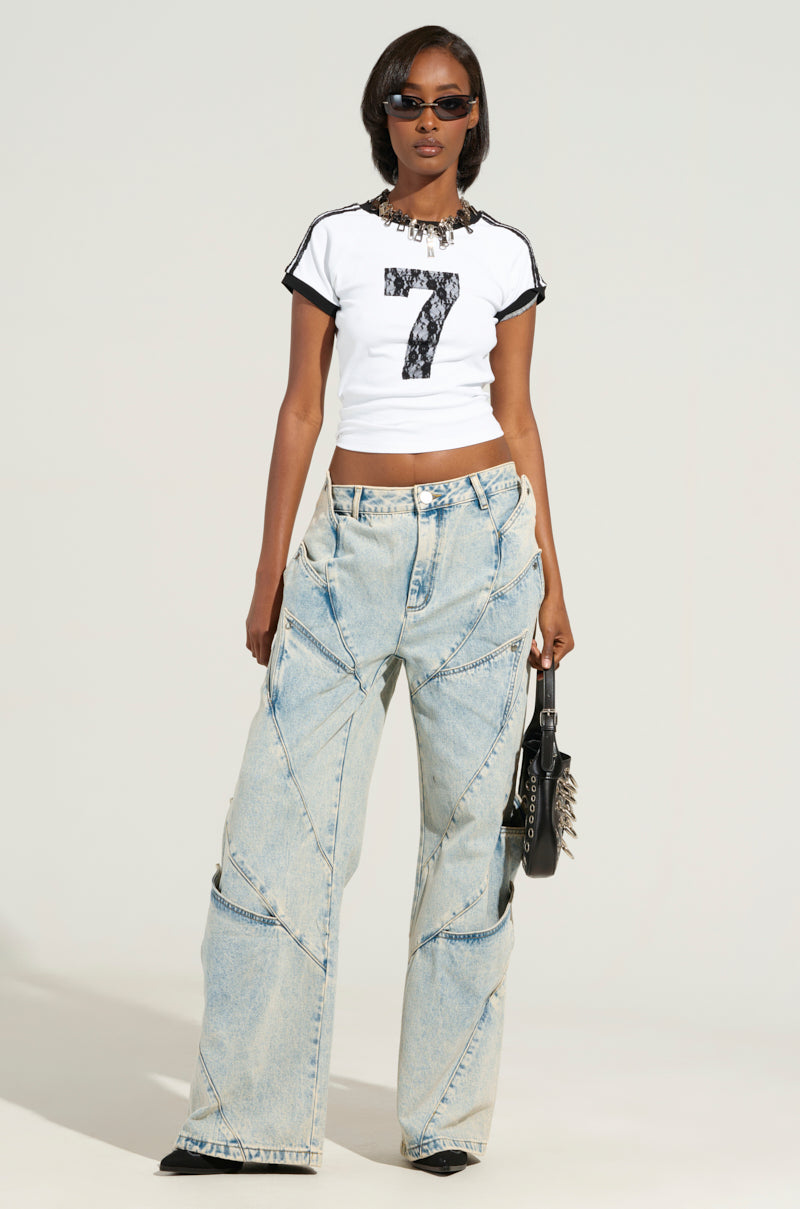 SNAP OUT OF IT DENIM PANT