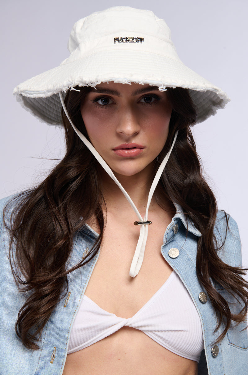 F OFF BUCKET HAT