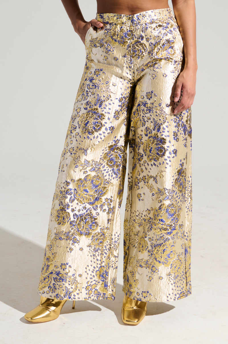 GOLDIE BROCADE TROUSER