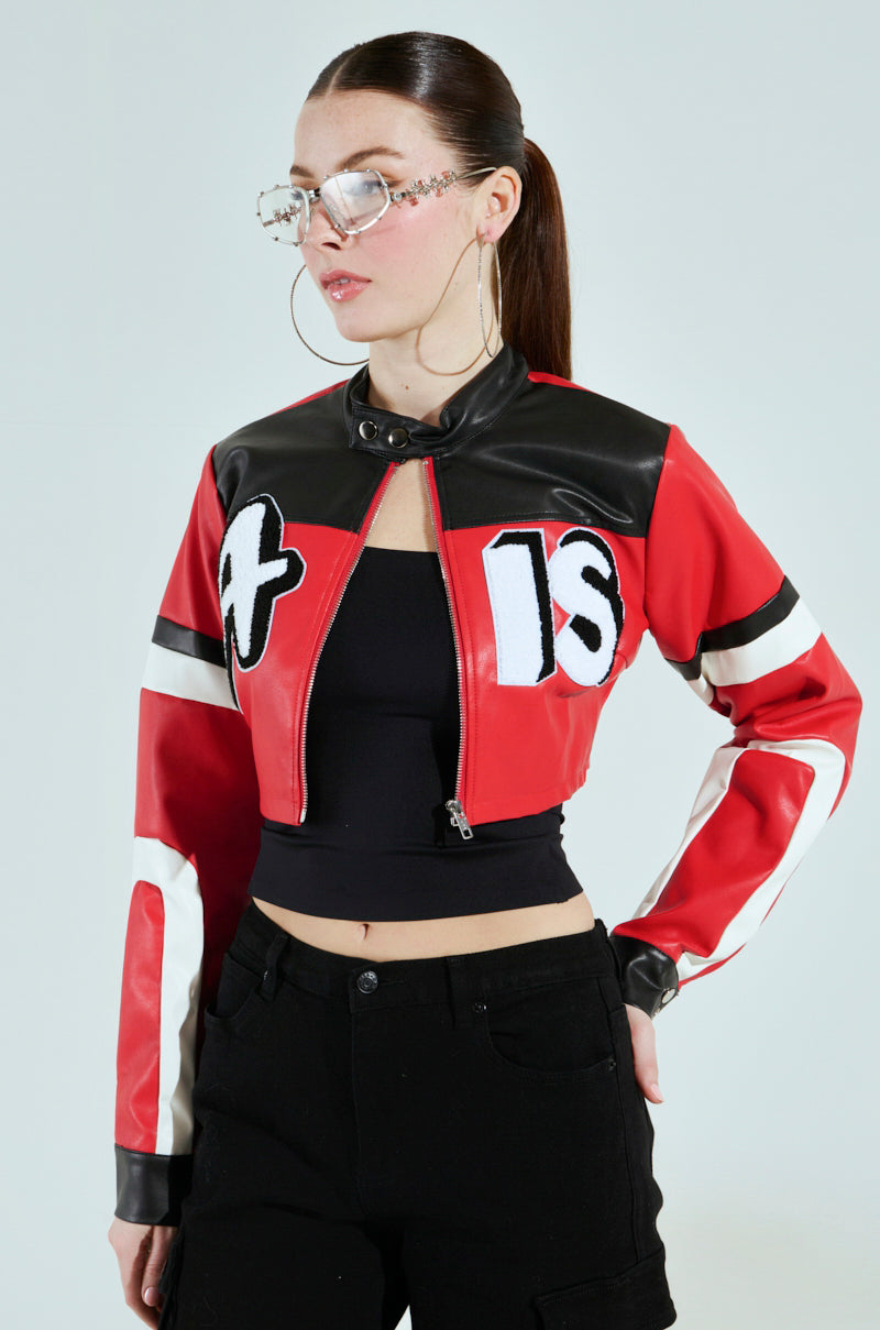 ACE CROPPED GRAPHIC MOTO