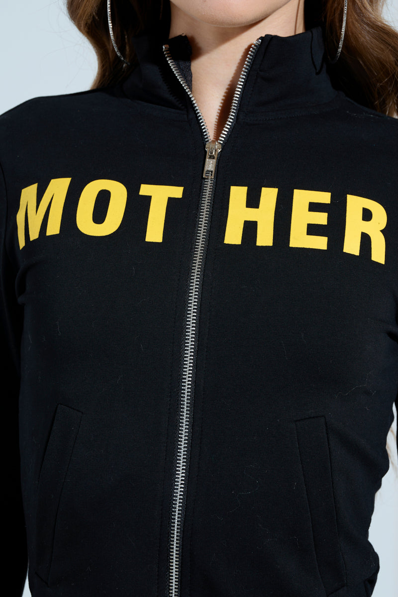 MOTHER F*UCKER ZIP UP SWEATSHIRT