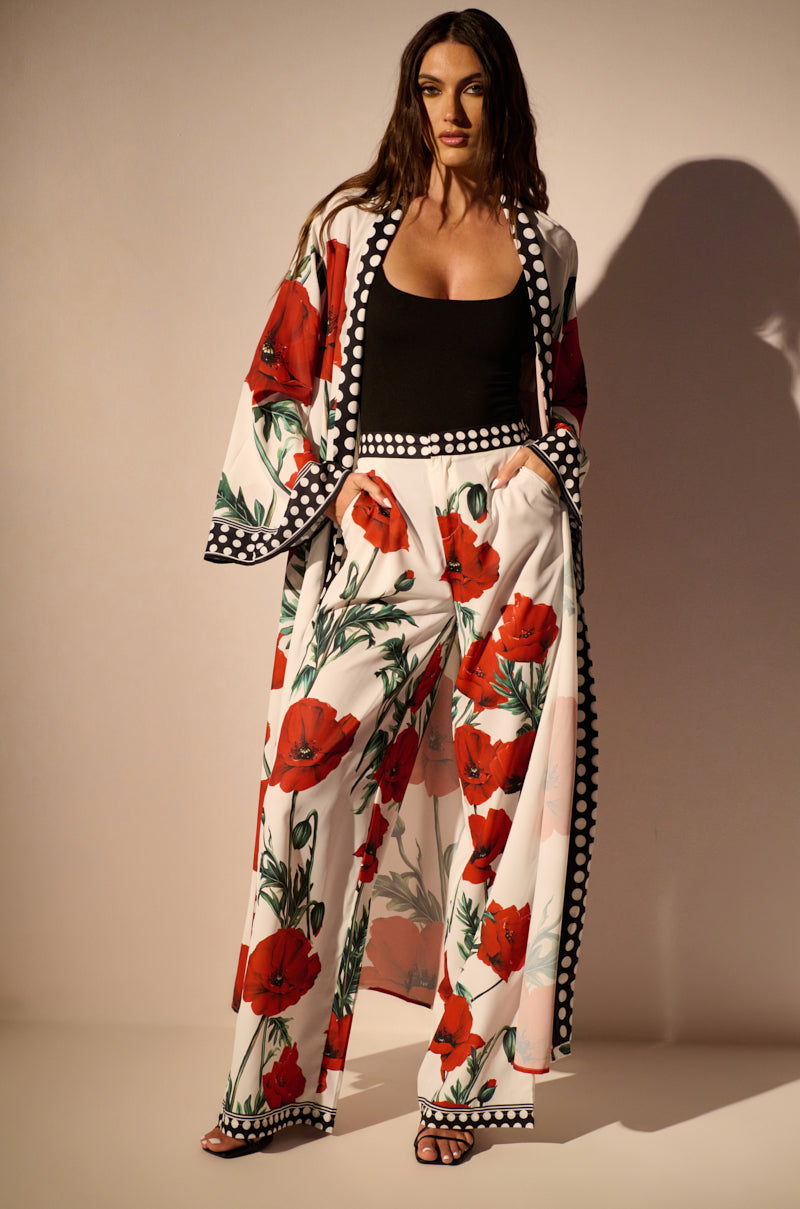 BELLADONNA PRINT PALAZZO PANTS