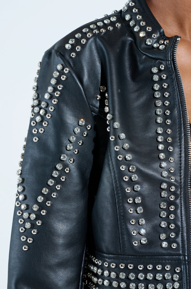 STEPPING OUT EMBELLISHED MOTO