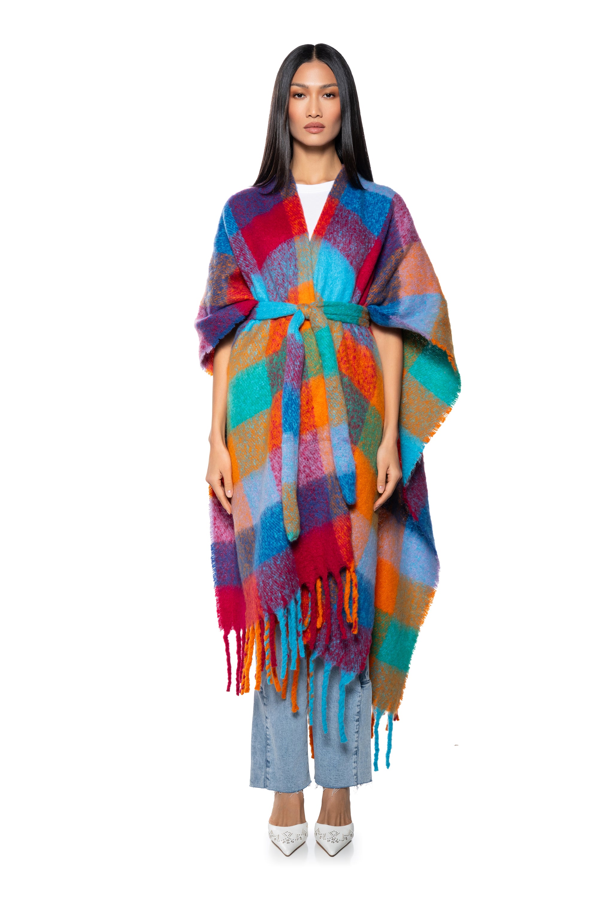 LET'S STAY IN KNIT PONCHO