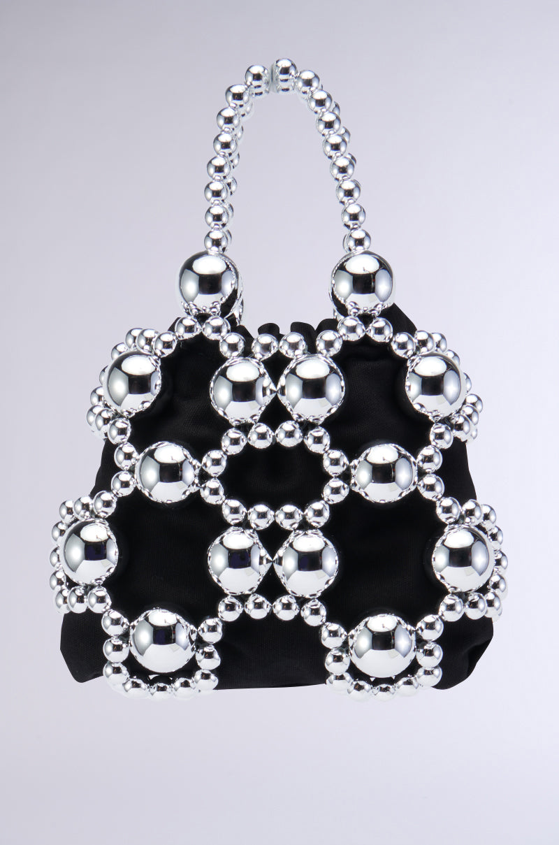 KEEP ME CLOSE CHROME PURSE