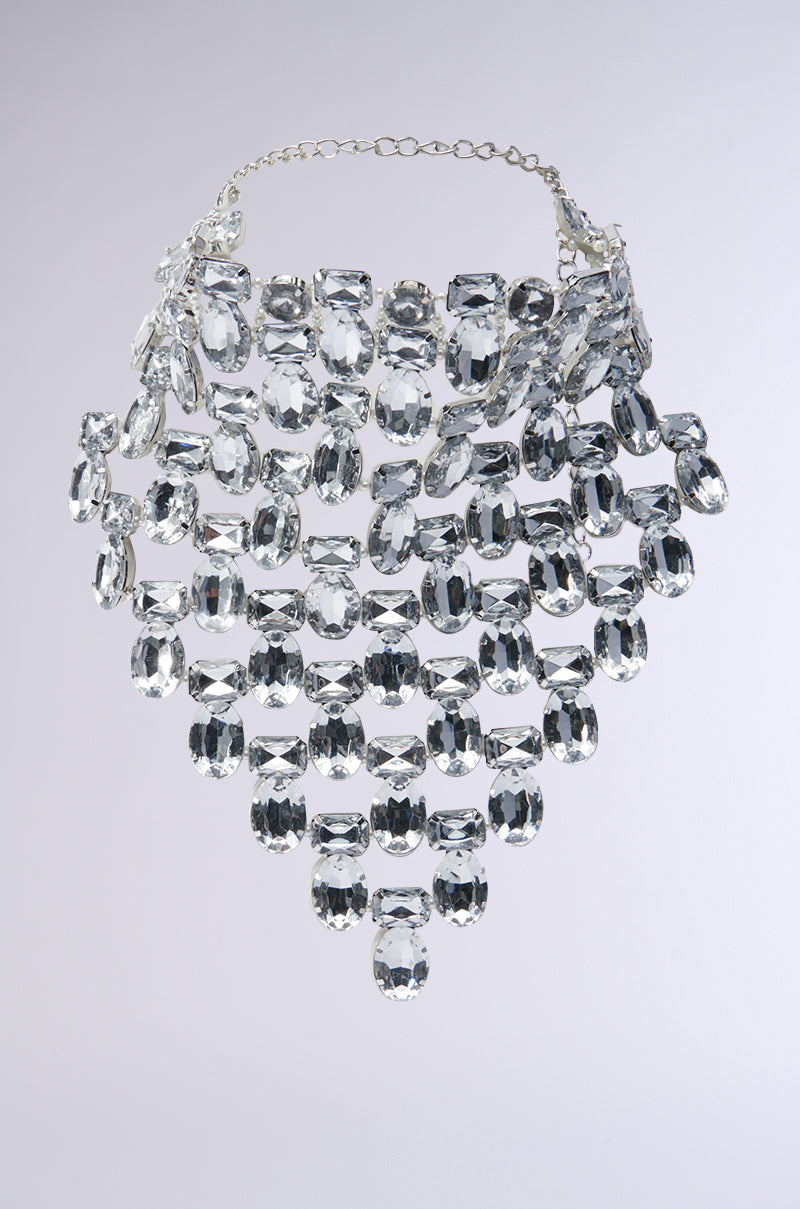 PAY MY BILLS NECKLACE IN SILVER