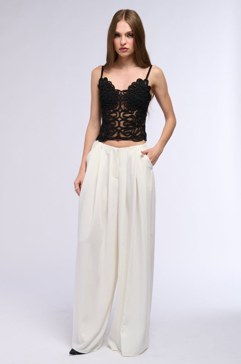 LOYAL PLEATED PALAZZO PANT