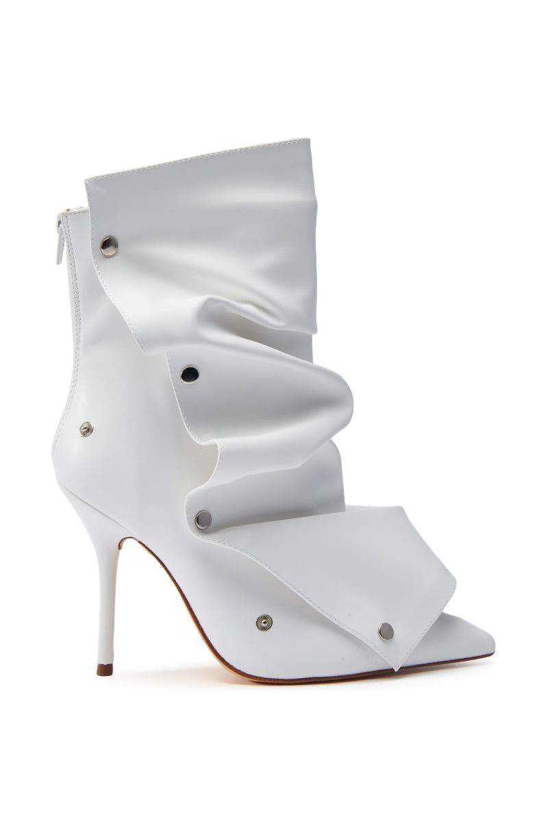 BEXIE WHITE STILETTO BOOT