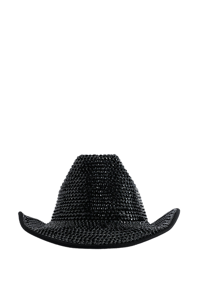 THROUGH THE NIGHT BLING COWBOY HAT