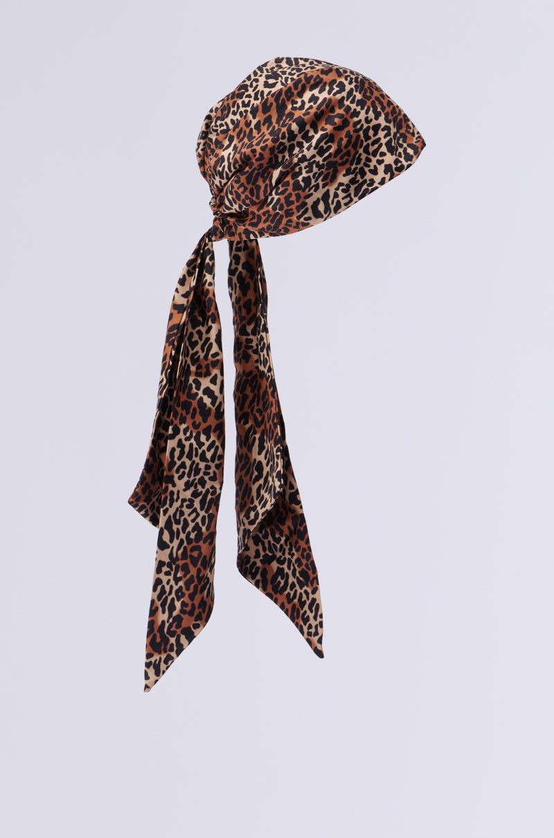 CHEETAH ANIMAL HEAD SCARF