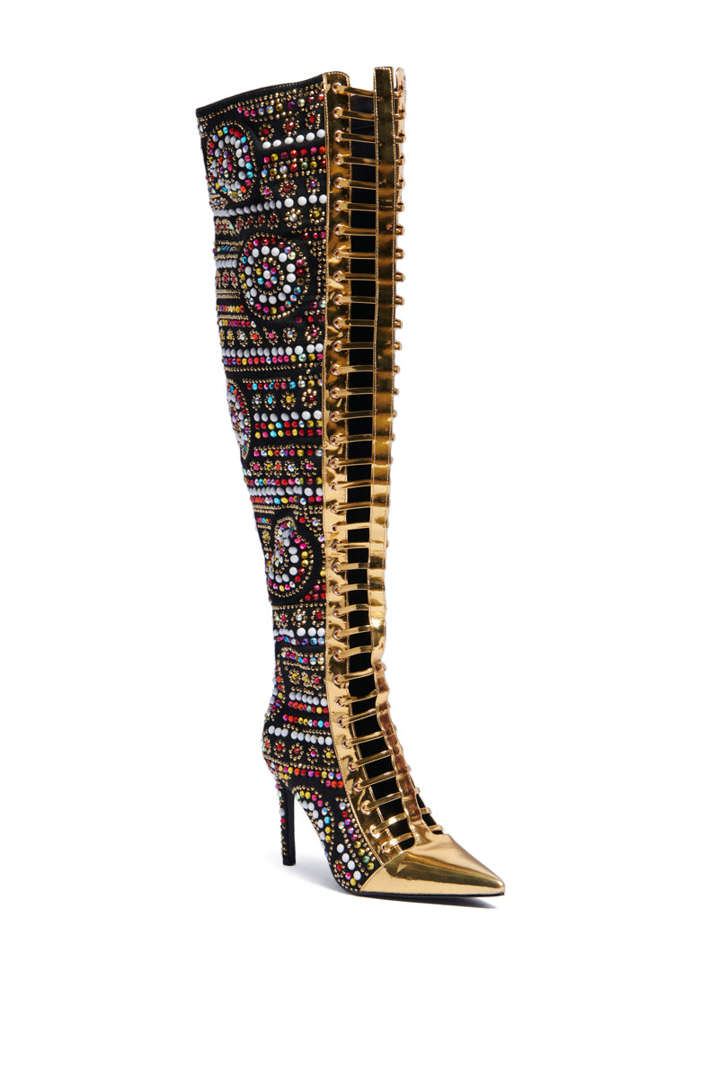 AZALEA WANG WILDA MULTI STILETTO BOOT