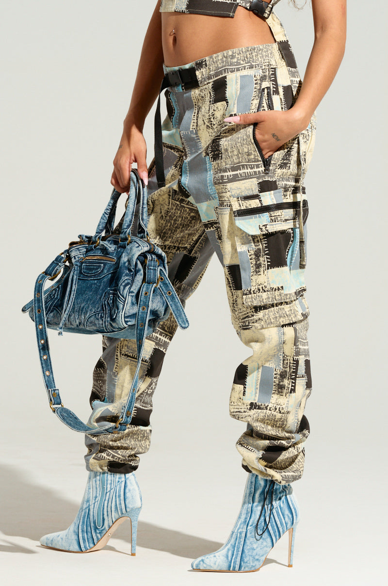 OUT OF MY HEAD PATCHWORK JOGGER PANT