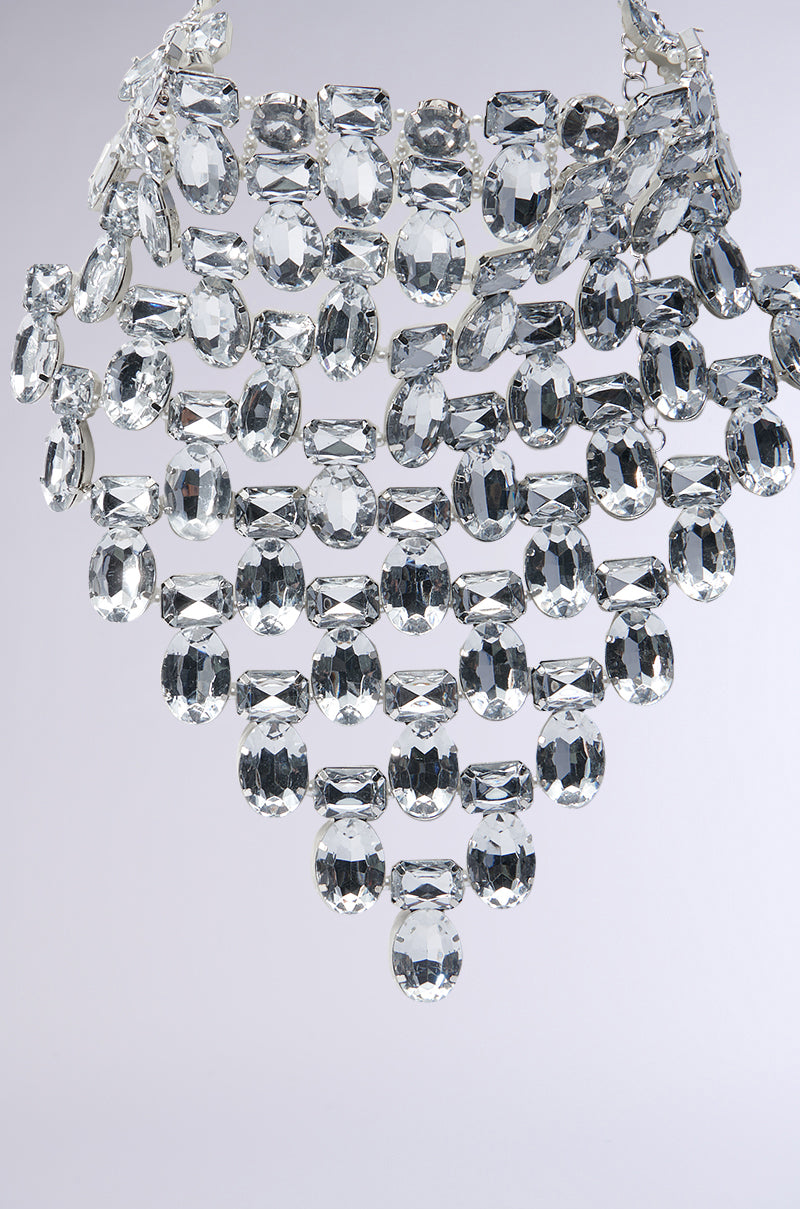 PAY MY BILLS NECKLACE IN SILVER