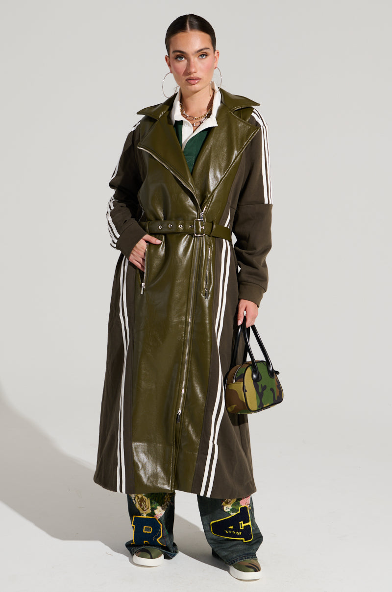 HADLEY MIXED MEDIA TRENCH