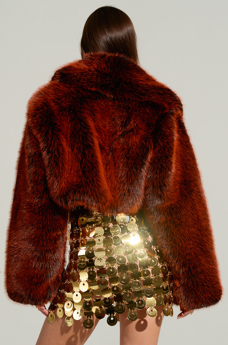 ALTER EGO FAUX FUR COAT