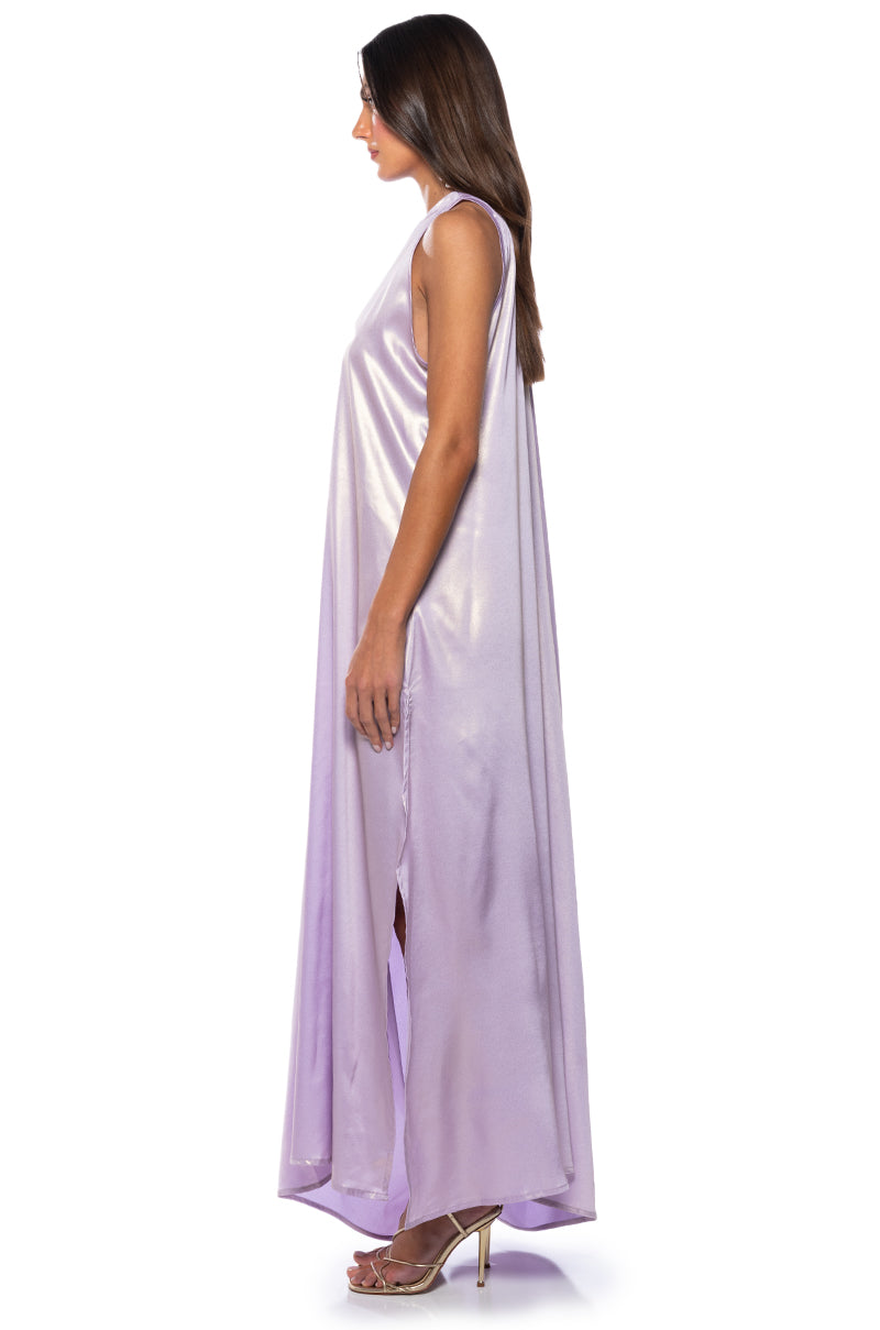 EYES ON ME TIE SHOULDER MAXI DRESS