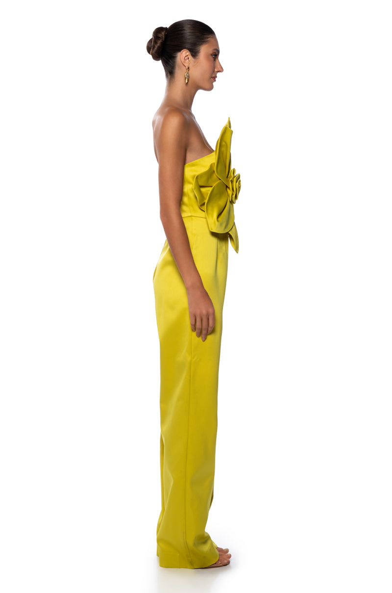 STASSIE STATEMENT SLEEVELESS JUMPSUIT