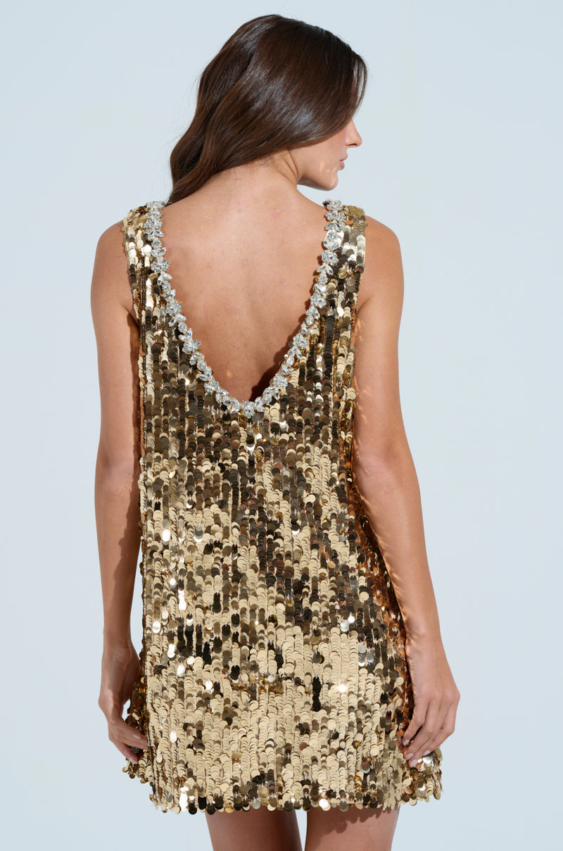 DW'S DAZZLING SEQUIN MINI DRESS