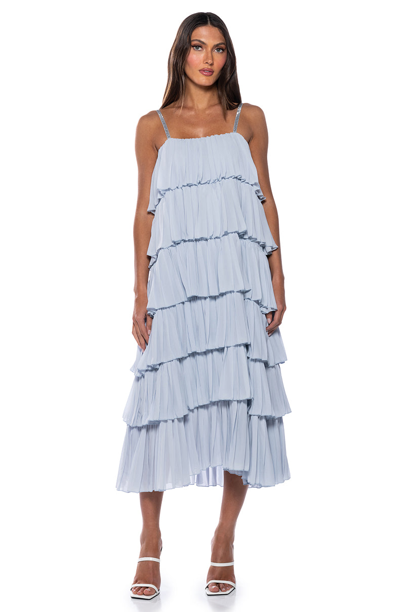 EVERY BIT OF PRETTY RUFFLE MAXI DRESS