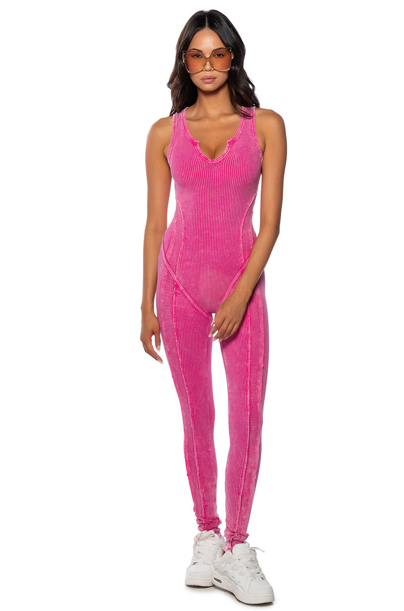 MONTE MINERAL WASH JUMPSUIT