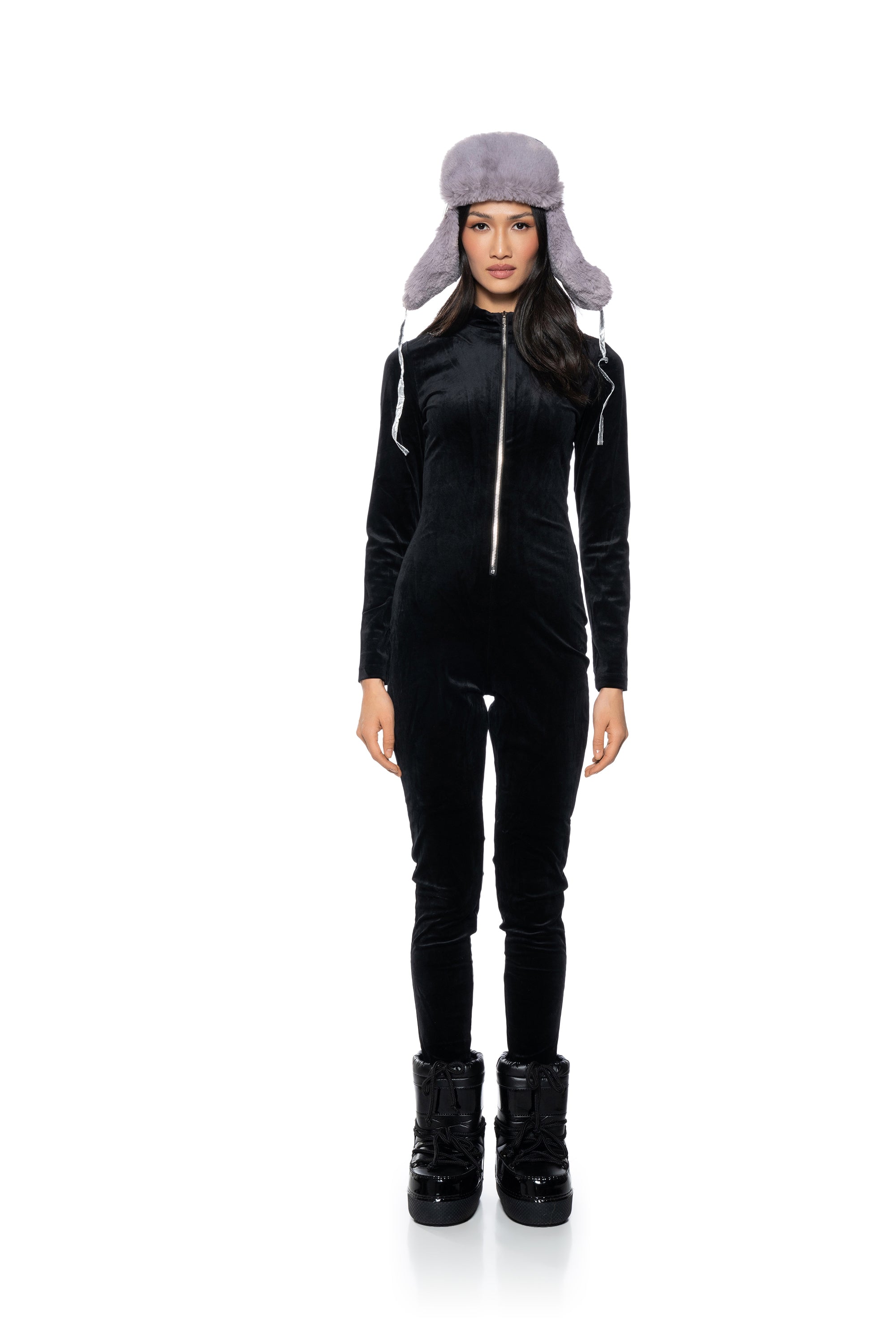 SMOOTH OPERATOR VELVET JUMPSUIT